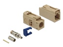 Delock Antennenadapter zum Crimpen FAKRA I Buchse (f) - Offen Offen