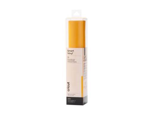 [90169775 1223932] Cricut Vinylfolie Smart ablösbar 33 x 366 cm, 1 Stück, Gelb