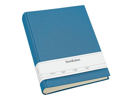 [90169794 1216857] Semikolon Fotoalbum Classic Large 24.5 cm x 30.5 cm Blau