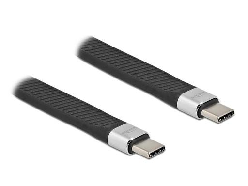 [90169962 1225831] Delock USB 2.0 FPC Flachbandkabel USB C - USB C 0.13 m