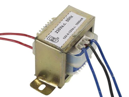 [90023671 112527] Velleman Transformator 212024C, 24VA, 2x12V, 1x1A 1 Stück