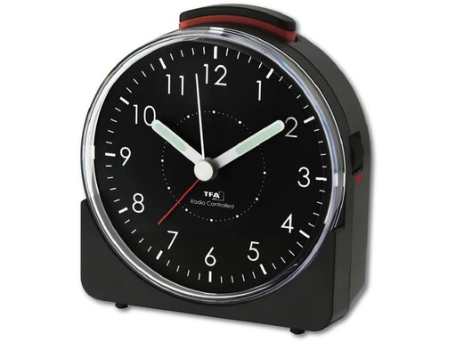 [90170209 1212595] TFA Dostmann Funkwecker Sunrise Schwarz