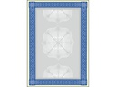Sigel Motivpapier Wertpapier A4, 185 g, 20 Blatt, Blau