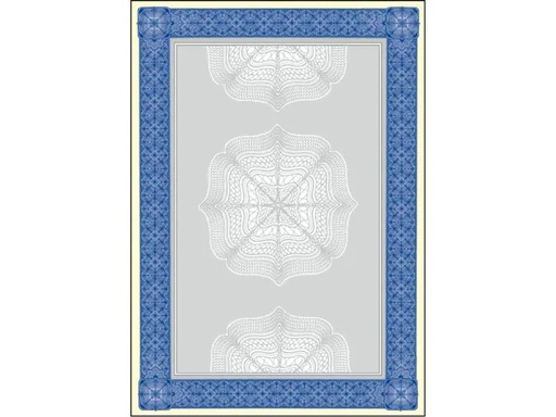 [90170279 1219578] Sigel Motivpapier Wertpapier A4, 185 g, 20 Blatt, Blau