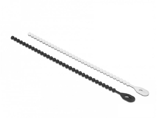 [90170317 1223922] Delock Kabelbinder Schwarz/Weiss 120 mm x 3.6 mm, 100 Stück