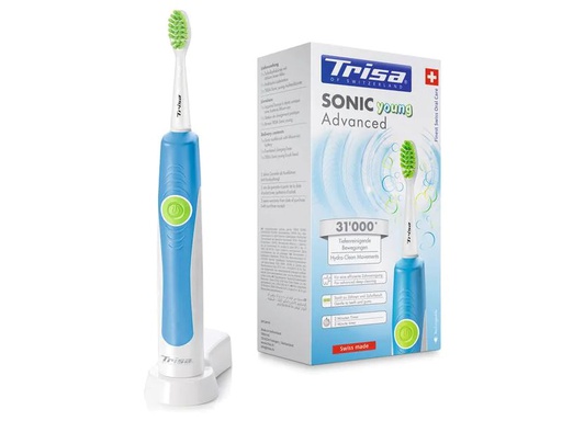 [90170445 1227499] Trisa Schallzahnbürste Sonic Advanced Young Blau