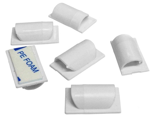 [90170472 1214236] STEFFEN Kabelhalter D-Line Tidy 6 Stück