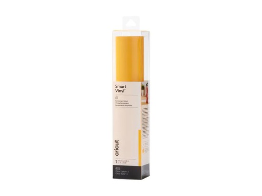 [90170477 1222571] Cricut Vinylfolie Smart Permanent 33 x 366 cm, 1 Stück, Gelb