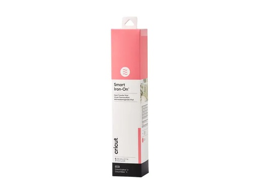 [90170531 1222428] Cricut Aufbügelfolie Smart 33 x 273 cm, 1 Stück, Pink