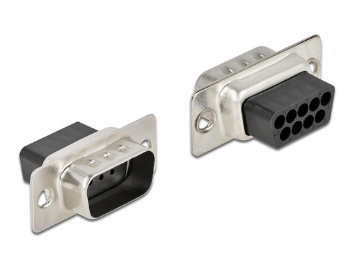 [90170535 1221603] Delock Crimp Stecker D-Sub 9 Pin 4 Stück