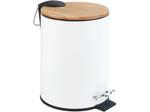 [90170636 1225307] Wenko Treteimer Tortona 3 l, Weiss