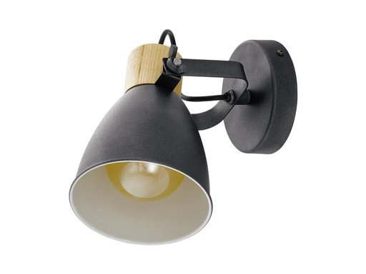 [90002352 1100782] EGLO Leuchten Aufbauspot COSWARTH 1x E27, Anthrazit/Creme