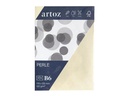 Artoz Couvert Perle B6, 5 Stück, Ivory