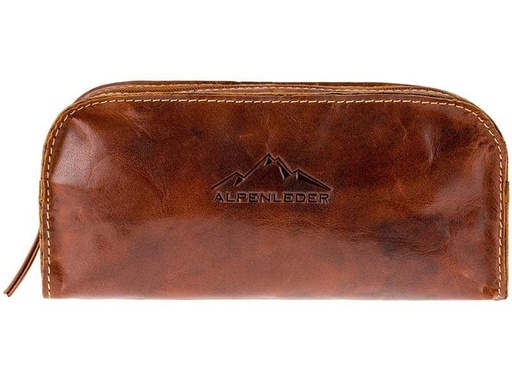 [90170989 1225015] Alpenleder Etui Mainau Cognac