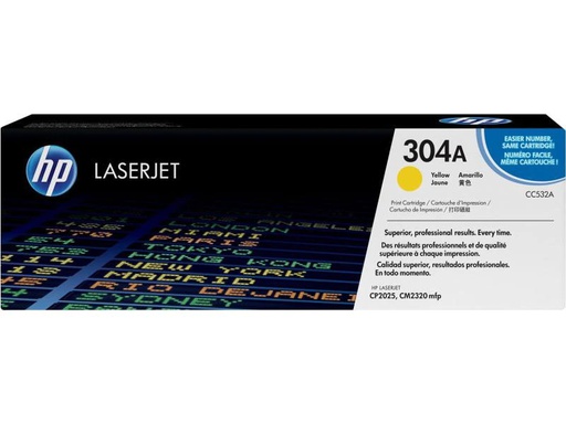 [90023756 90597] HP Toner Nr. 304A (CC532A) Yellow