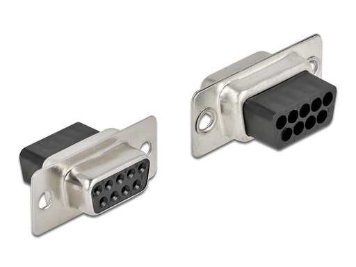 [90171217 1221602] Delock Crimp Buchse D-Sub 9 Pin 4 Stück