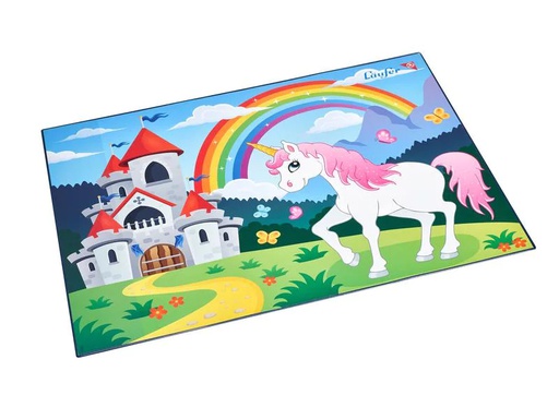 [90171264 1224050] Läufer Schreibunterlage Einhorn 40 x 53 cm, 1 Stück