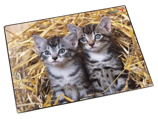[90171282 1224048] Läufer Schreibunterlage Katzen im Stroh 40 x 53 cm, 1 Stück
