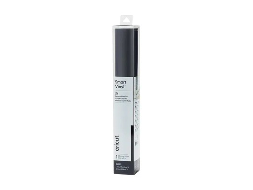 [90171488 1223952] Cricut Vinylfolie Smart ablösbar 33 x 91 cm, 1 Stück, Schwarz