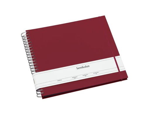[90171542 1216919] Semikolon Fotoalbum Maxi Mucho Bordeaux, Schwarze Seiten