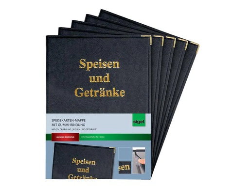 [90171551 1219680] Sigel Sichtbuch A4, Schwarz