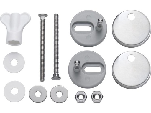 [90171647 1218934] diaqua® Befestigungsset für Toilettensitz Race