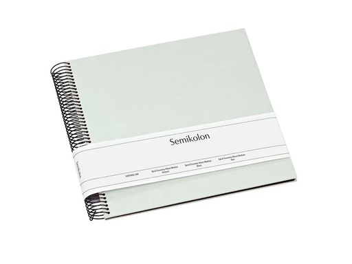 [90171761 1216944] Semikolon Fotoalbum 23 x 24.5 cm Moos, 40 schwarze Seiten