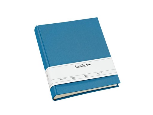 [90171910 1216881] Semikolon Fotoalbum Classic Medium 21.6 cm x 25.5 cm Blau