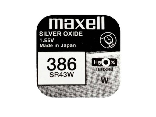 [90023884 920106] Maxell Europe LTD. Knopfzelle SR43W 10 Stück
