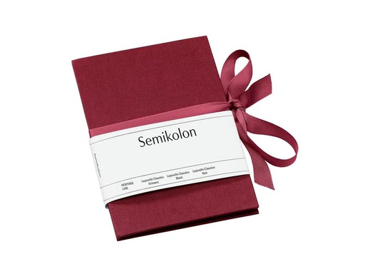 [90172463 1216958] Semikolon Fotoalbum Leporello Classico Bordeaux
