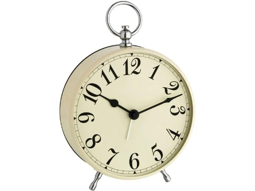 [90172495 1212578] TFA Dostmann Klassischer Wecker Retro Beige