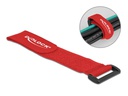 Delock Klettkabelbinder Rot 280 mm x 38 mm 3 Stück