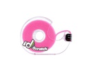 Patchsee Klettband-Box ID-SCRATCH Dispender Box Neonpink