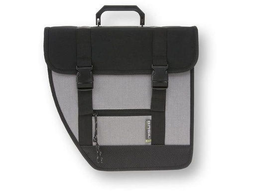 [90173040 1190639] BASIL Fahrradtasche Tour Single Li Silber