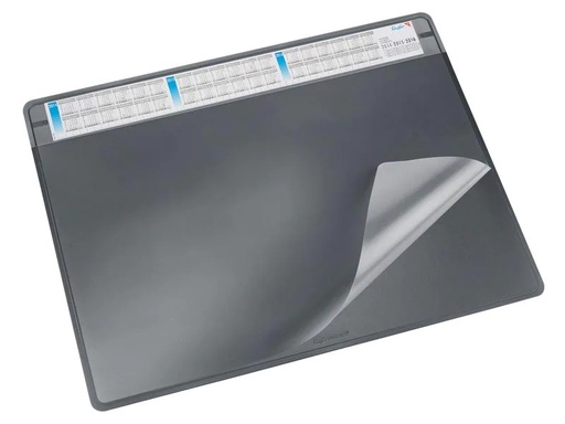 [90173107 1224043] Läufer Schreibunterlage Durella Soft 65 x 50 cm, Schwarz