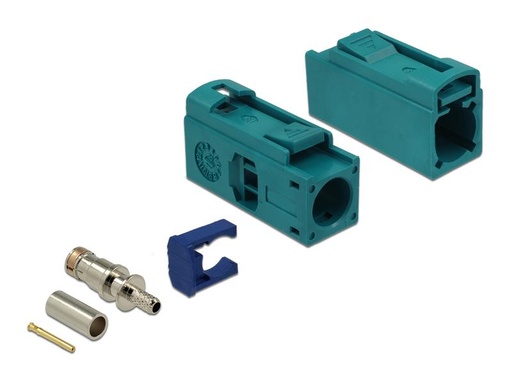 [90173129 1227331] Delock Antennenadapter zum Crimpen FAKRA Z Buchse (f) - Offen Offen