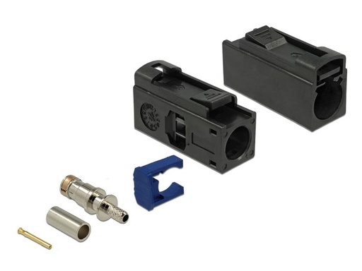 [90173190 1227322] Delock Antennenadapter FAKRA A, zum Crimpen FAKRA A - FAKRA A