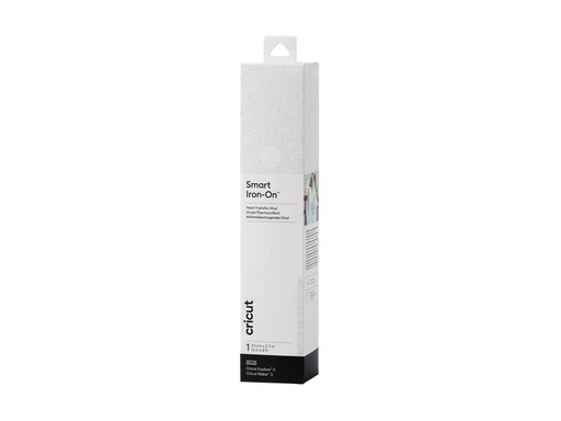 [90173215 1222421] Cricut Aufbügelfolie Smart Glitter 33 x 273 cm, 1 Stück, Weiss