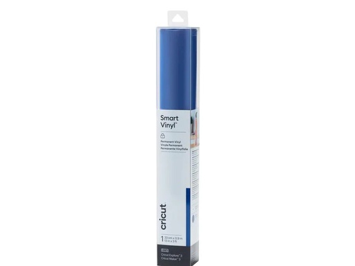 [90173383 1222594] Cricut Vinylfolie Smart Matt Permanent 33 x 91 cm, Blau