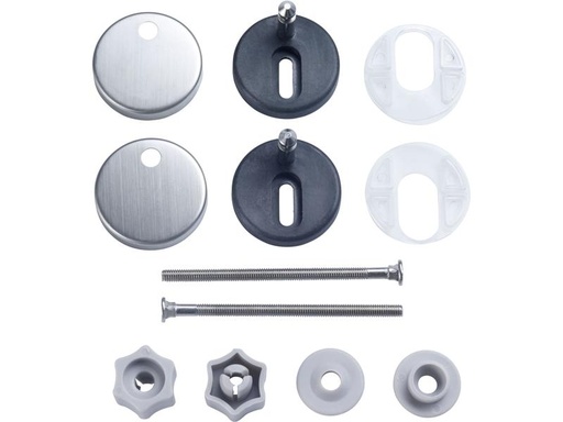 [90173394 1218935] diaqua® Befestigungsset für Toilettensitz Barbana, Formica, Levanzo