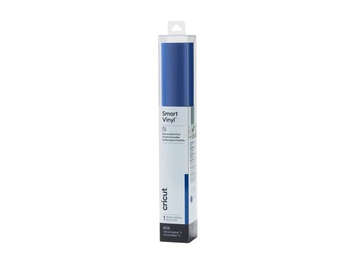 [90173424 1223943] Cricut Vinylfolie Smart ablösbar 33 x 91 cm, 1 Stück, Dunkelblau