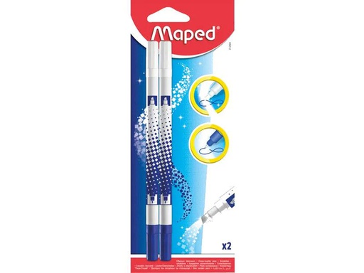[90173477 1221175] maped Tintenlöscher für Tinte 2 Stück, Weiss