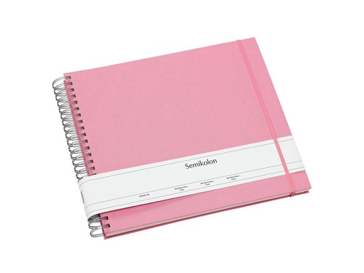 [90173564 1216905] Semikolon Fotoalbum Maxi Mucho Rosa, Cremefarbige Seiten