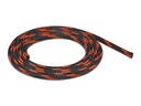 Delock Kabelschlauch dehnbar, 2 m x 6 mm Rot Schwarz