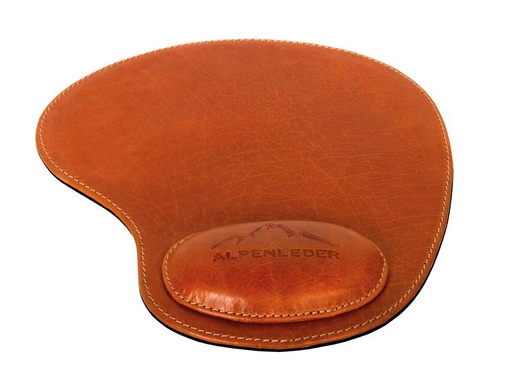 [90173796 1225018] Alpenleder Mausmatte Salem Cognac
