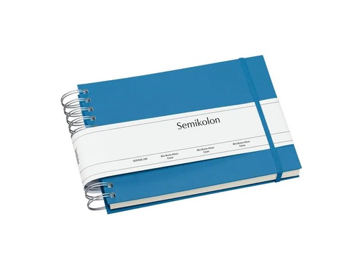 [90173803 1216896] Semikolon Fotoalbum Mini Mucho Blau. Cremefarbige Seiten
