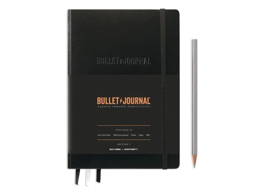 [90173866 1211328] Leuchtturm Notizbuch Bullet Journal Edition 2, A5, Dot, Schwarz
