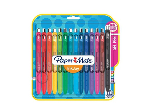 [90173926 1221628] Paper Mate Kugelschreiber InkJoy Gel RT 0.7 mm, 14 Stück