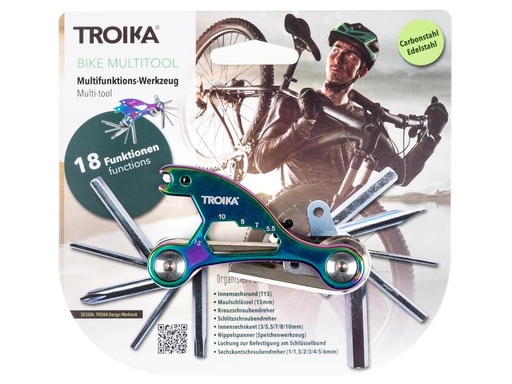 [90173936 1227107] Troika Schlüsselanhänger Multitool Irisierend