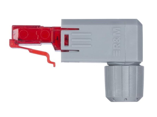 [90173950 1229874] R&amp;M Stecker FM45 Cat. 6A, 90°, 1 Stück, Grau